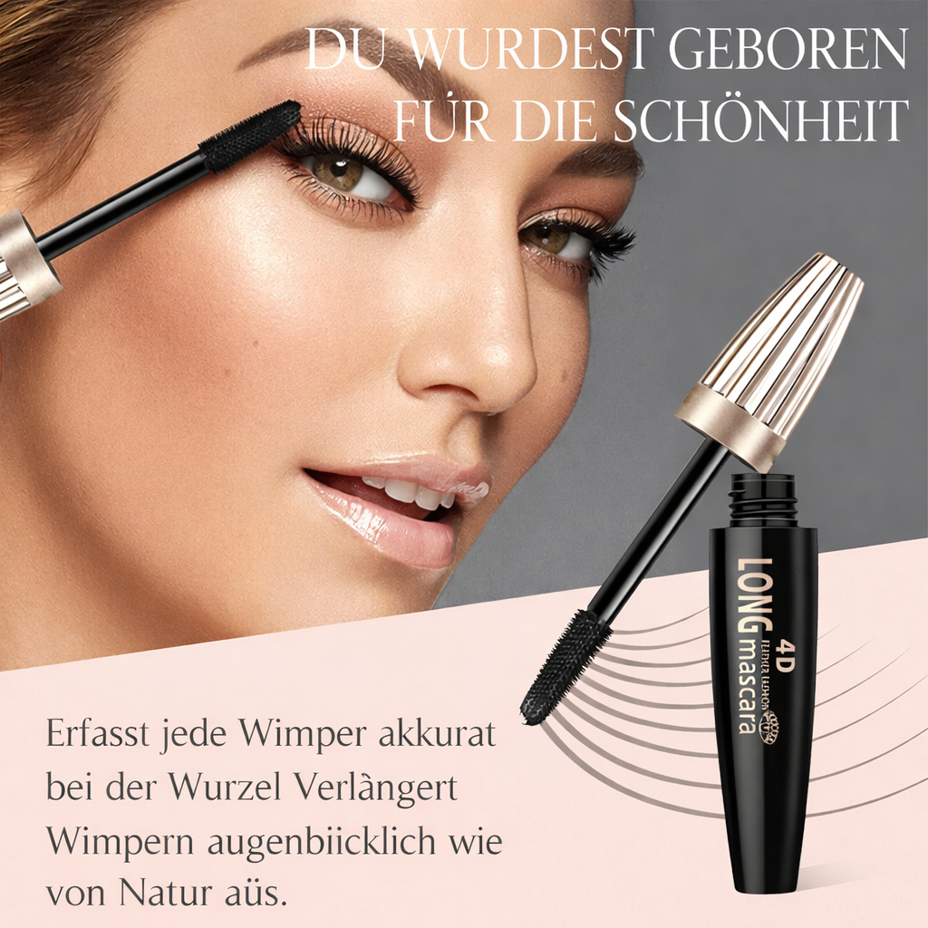 Wimpernverlängerung Mascara | Sofort mehr Länge & Volumen | Faser-Formel | BushaLash