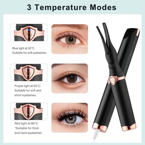Wimpernzange | Elektrische Wimpernzange | 3 Temperaturstufen | Curluxe