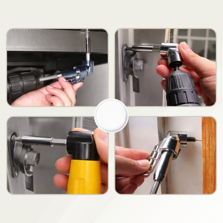 Winkelbohrer-Adapter | Für enge Stellen | Magnetische Bitaufnahme | AngleCraft