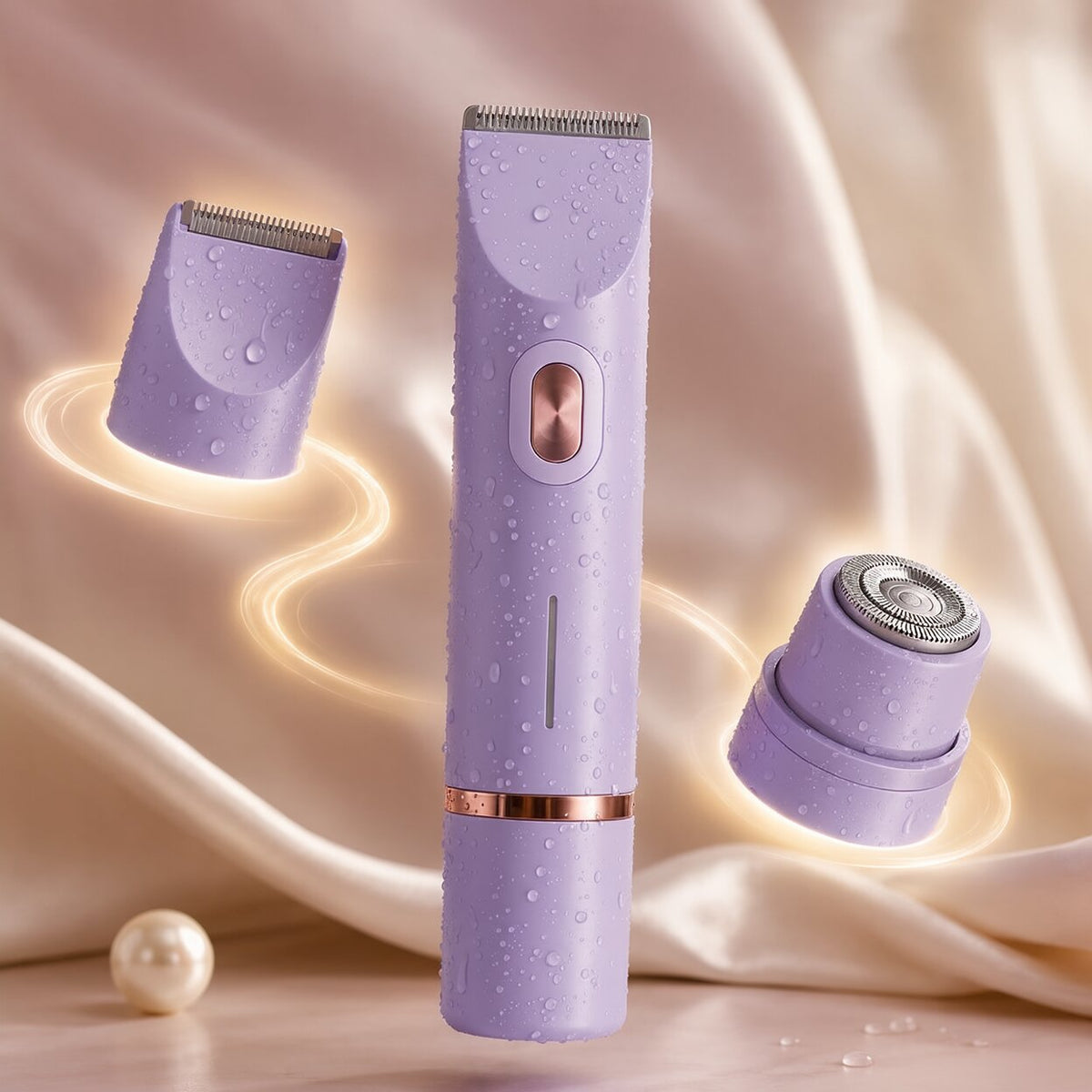 Women's Electric Body Shaver | IPX7 Waterproof, USB-C Rechargeable | Gentle 2-in-1 Hair Removal for Intimate Areas & Legs 5