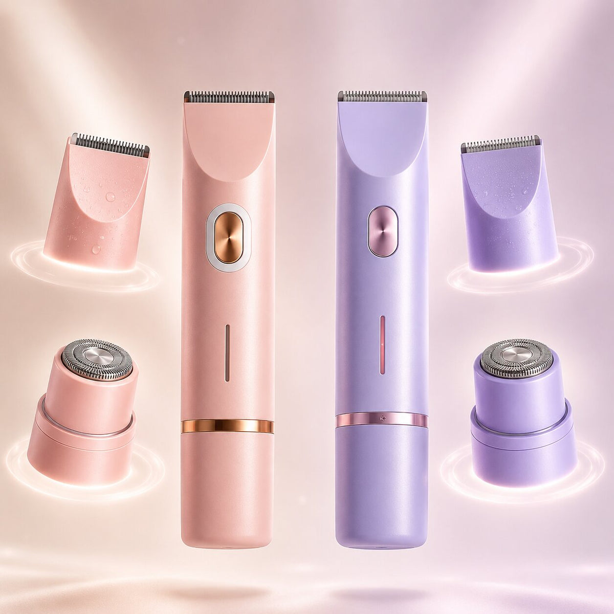 Women's Electric Body Shaver | IPX7 Waterproof, USB-C Rechargeable | Gentle 2-in-1 Hair Removal for Intimate Areas & Legs 1