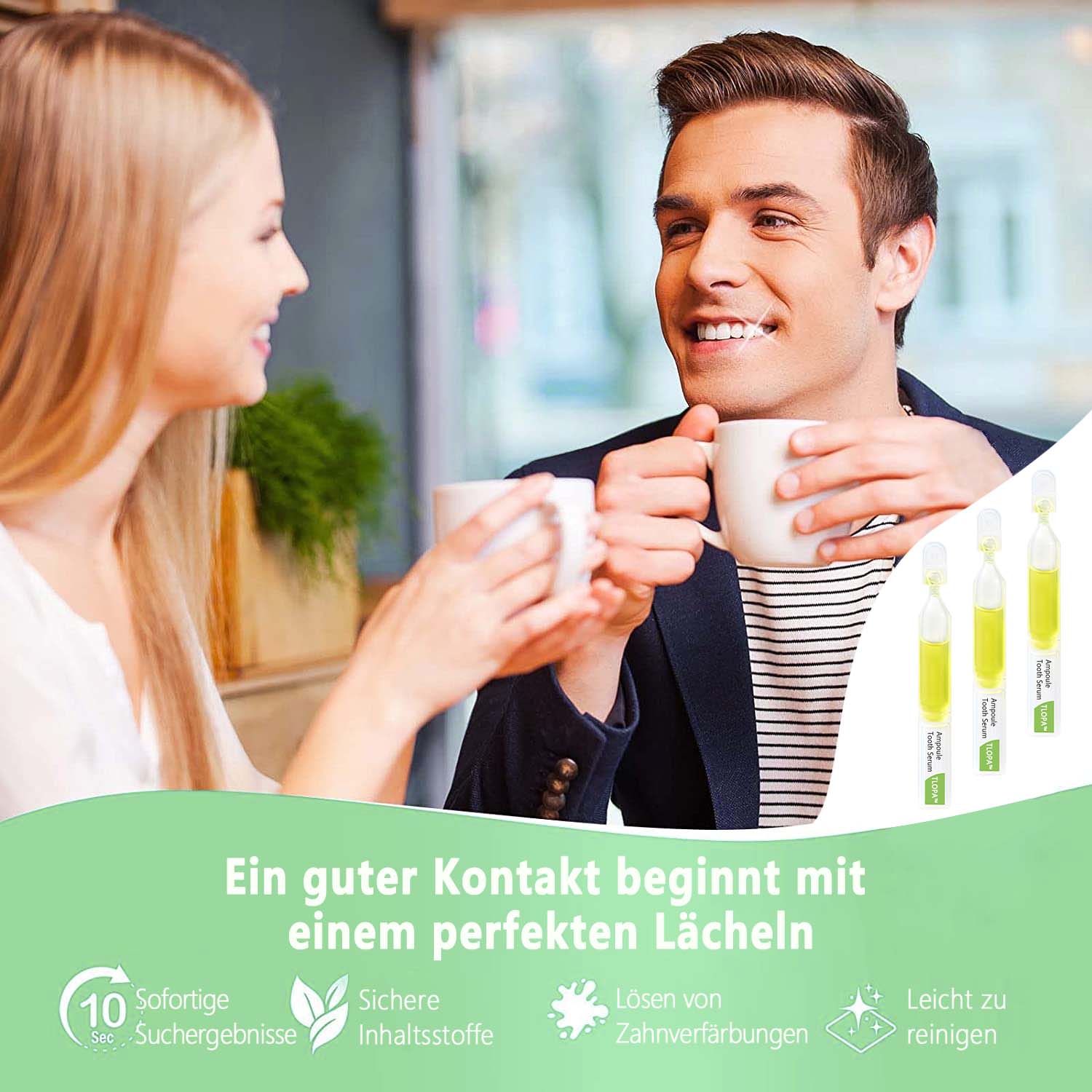 Zahnaufhellung | Zahnstein Entfernung | Natürliche Inhaltsstoffe | CalciClear