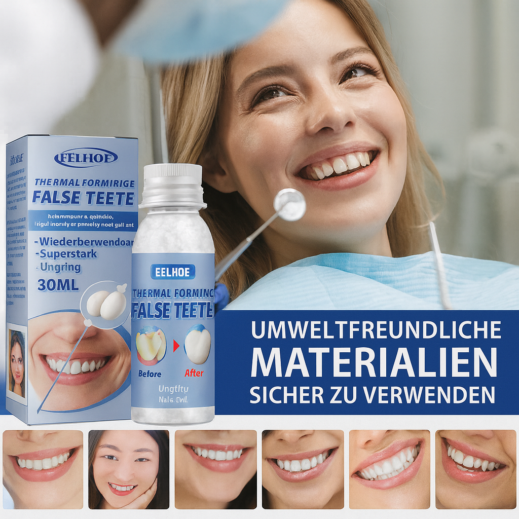 Zahnreparatur-Set | Sofortige Füllung von Zahnlücken | Natürliche Zahnfarbe | ToothPerfect