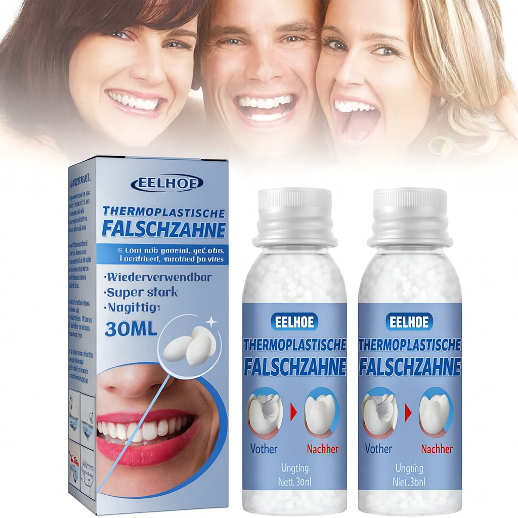 Zahnreparatur-Set | Sofortige Füllung von Zahnlücken | Natürliche Zahnfarbe | ToothPerfect