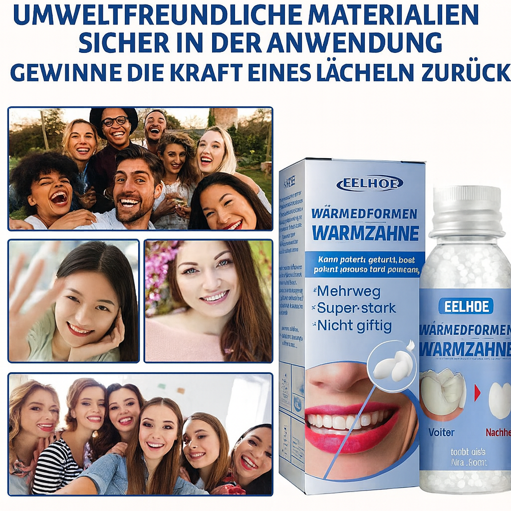 Zahnreparatur-Set | Sofortige Füllung von Zahnlücken | Natürliche Zahnfarbe | ToothPerfect