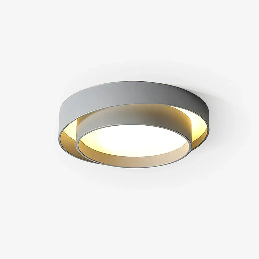LED Deckenleuchte Metall Ø 40/50/60 cm | Schwarz, Weiss, Grau | Dimmbar per Fernbedienung, Kalt- oder Warmweiss 28