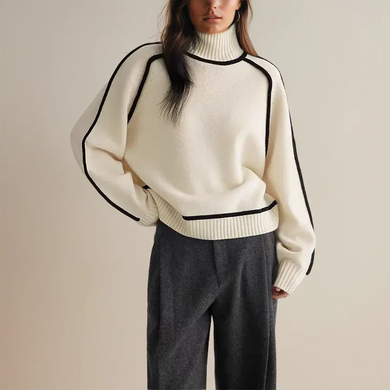 Rollkragenpullover Damen | Oversize & Bequem 1