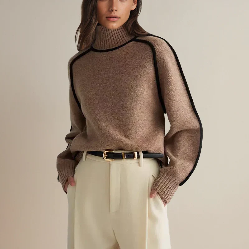 Rollkragenpullover Damen | Oversize & Bequem 3