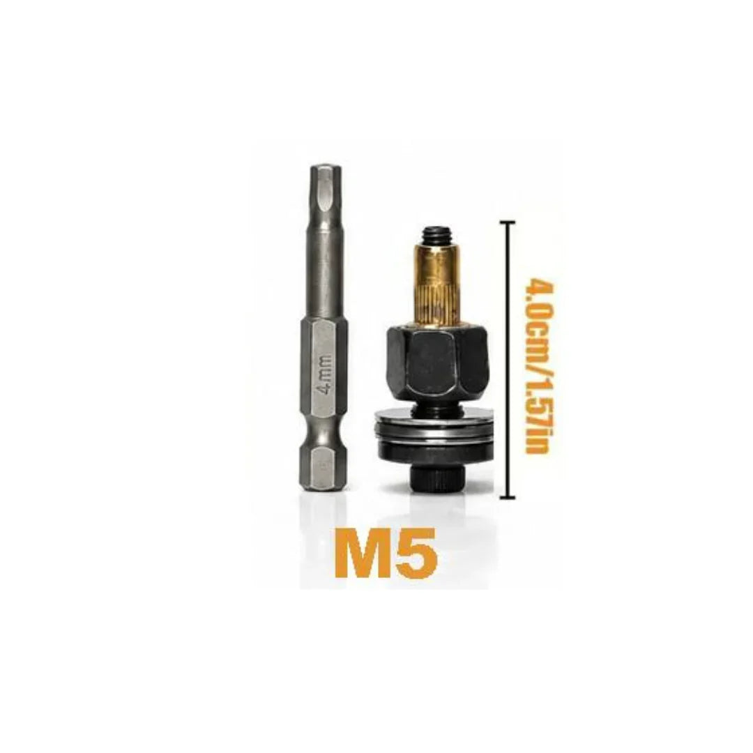 Countersunk Nut Tool Set | M3 to M8 with Storage Box | Assorted Attachments with Diagram | RivetPro