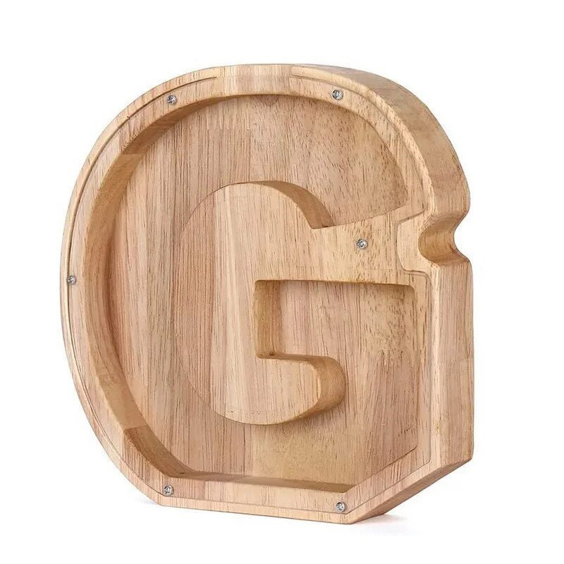 Spardose aus Holz mit Glaseinsatz | Zum Abschrauben, Münzen bleiben sichtbar | Sparhilfe zum Lernen und Verschenken 11