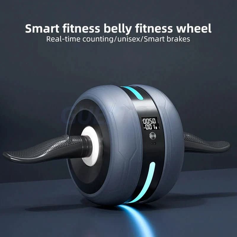 Ab Roller Bauchtrainer Gerät | Rückprall- & Zählfunktion für sauberes Training | Rutschfest, kompakt für Zuhause & Studio 4
