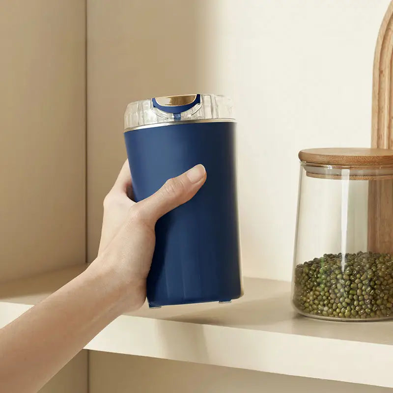 Elektrische Gewürz- und Kaffeemühle | 30.000 U/min Motor, Edelstahlklingen | Bis 80 g Fassungsvermögen für 12 Tassen Kaffee 3