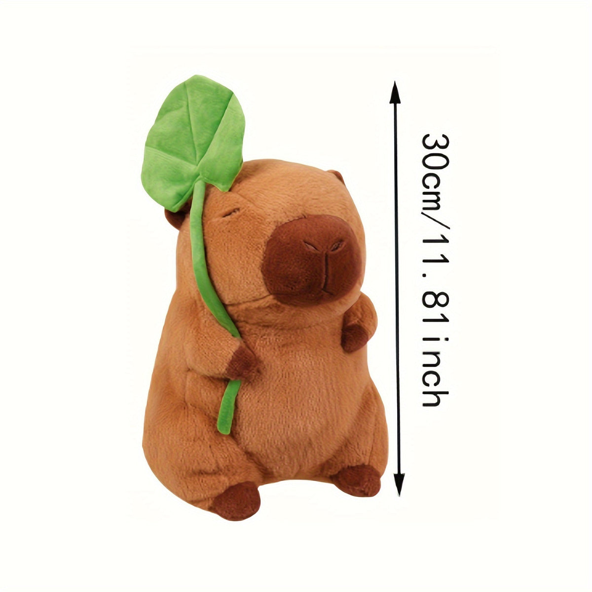 Capybara Kuscheltier Plüsch | Weiches Plüschmaterial für gemütliche Kuschelmomente | Ideal als Geschenk und Deko für Zuhause 8