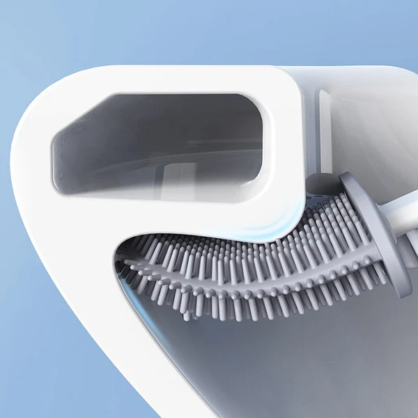 WC kartáč | Flexibilní hlavice a držák | Nekape a rychle schne | PureBrush