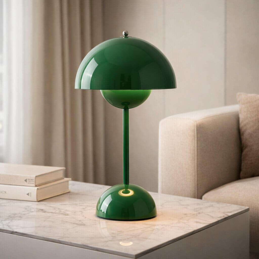 Kabellose Tischlampe LED | Dimmbar mit Akku, USB-Ladekabel | Warmes Licht für Schlafzimmer, Wohnzimmer, Schreibtisch 3