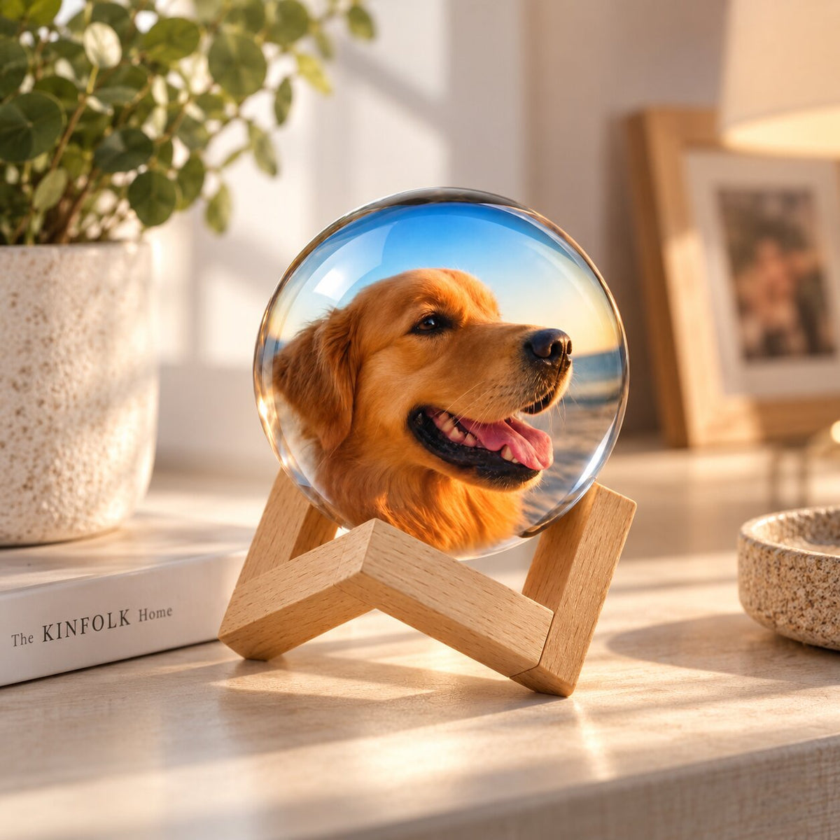 Digitale Erinnerungskugel für Fotos & Videos | 2,75 Zoll HD-Display, 4 GB Speicher | USB-C Übertragung & Wiedergabe 5