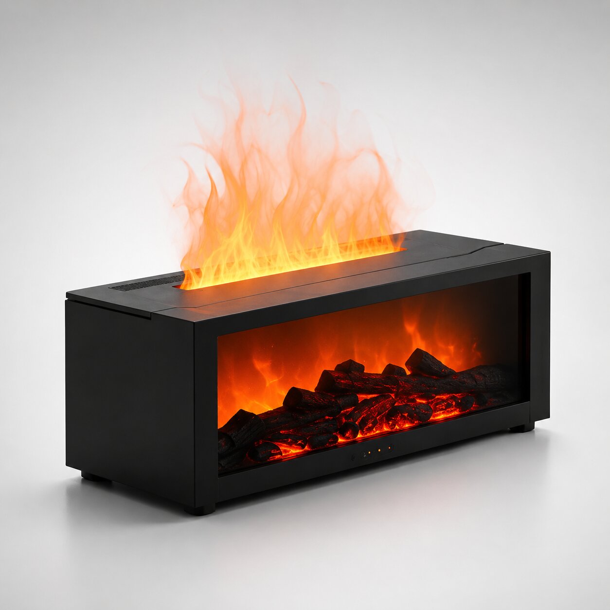 Aromatický difuzér | s efektem plamene | 3D plamen z vodní páry + efekt žhavých uhlíků | Flamescent