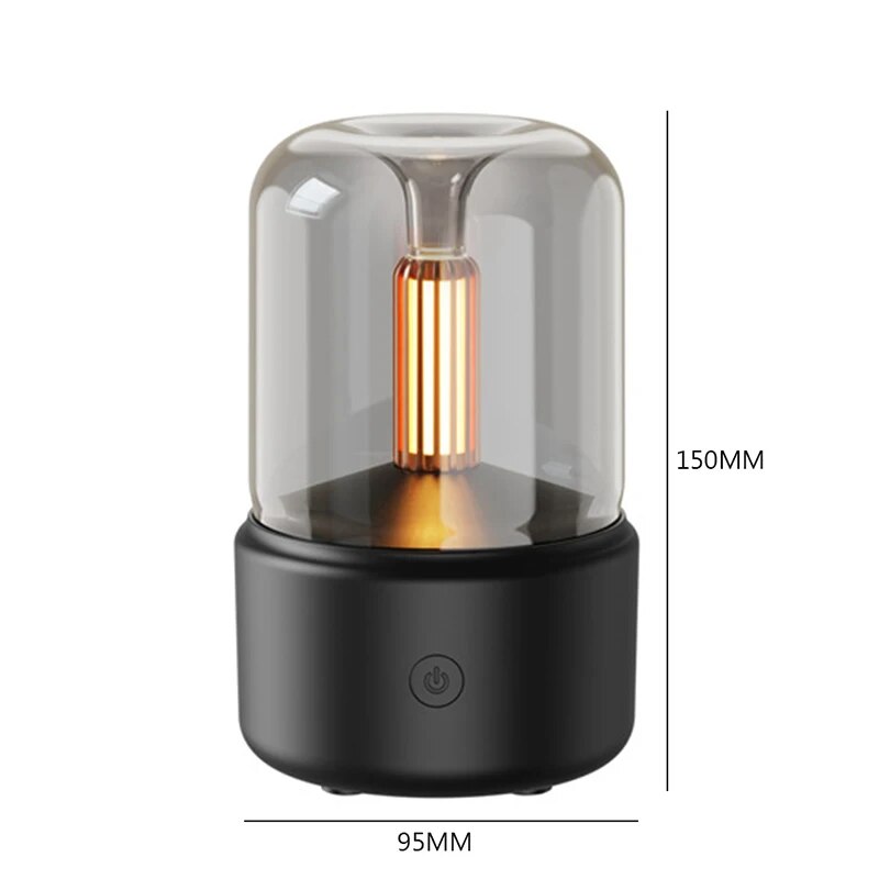Difuzér a zvlhčovač vzduchu | Efekt svíčky | Aroma a mlha 2 v 1 | GlowScent