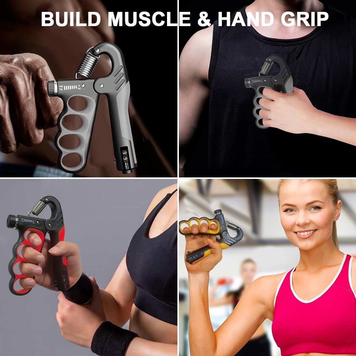 Entraîneur d’avant-bras réglable | Entraîneur de force de préhension | pour développer la force | FlexGrip
