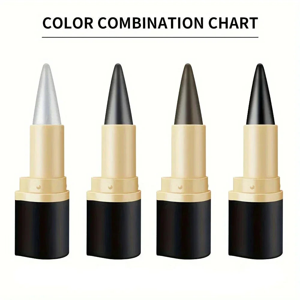 Eyeliner Wasserfest & Wischfest | Weiß, Dunkelgrau, Braun, Schwarz | Langanhaltend, Cremige Formel, Präzise Anwendung 4