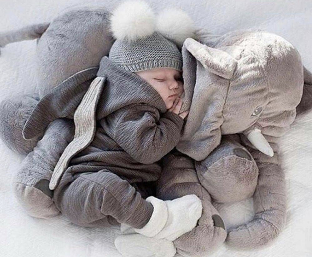 Snuggle Baby polštář | Tvar slona | Pohodlná opora | LittleLuma