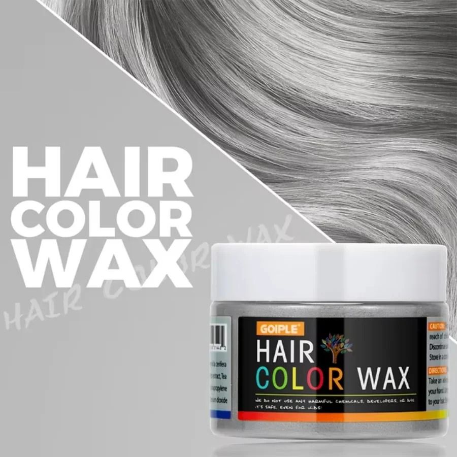 Farbwachs Temporär für Haare, Augenbrauen & Bart | Sofort auswaschbar mit Wasser | Ideal für Halloween, Kostüme und Partys