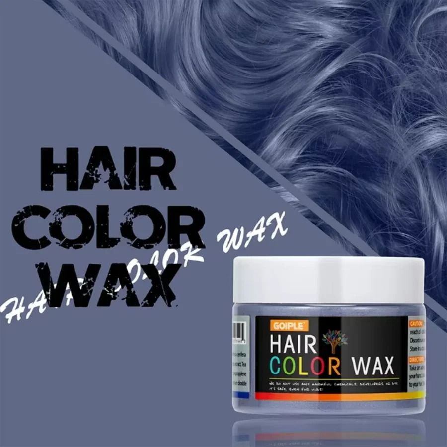 Farbwachs Temporär für Haare, Augenbrauen & Bart | Sofort auswaschbar mit Wasser | Ideal für Halloween, Kostüme und Partys