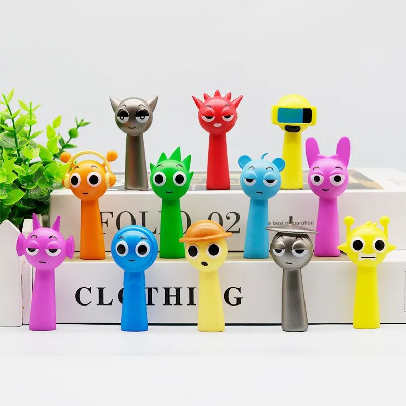 Sammelfiguren-Set PVC | 24 Mini-Cartoon-Figuren für Fans und Sammler | Ideal als Deko, Kuchen-Deko, Party und Geschenk 5