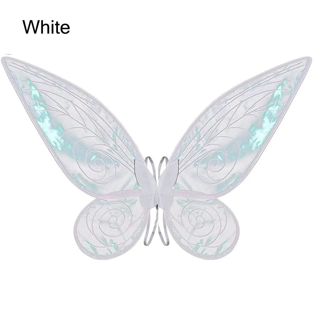 Feenflügel Kostüm für Damen | Biegbarer Drahtrahmen mit Glitzer-Organza | Leichtes Nylon für Cosplay & Halloween 9