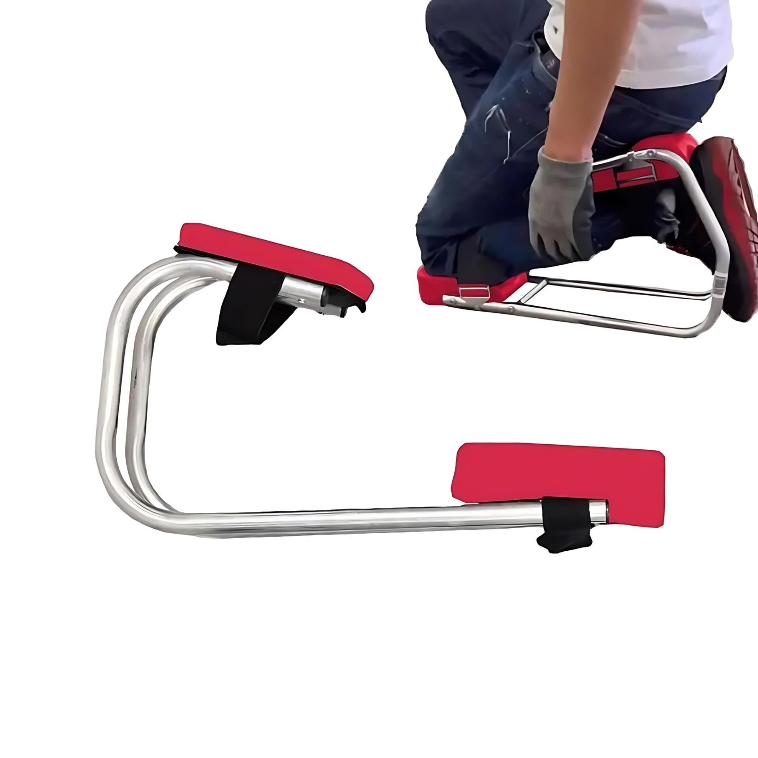 Tragbares Garten-Kniekissen und Hocker | Strap-on Bügel ergonomisch | Leicht | Flexknie