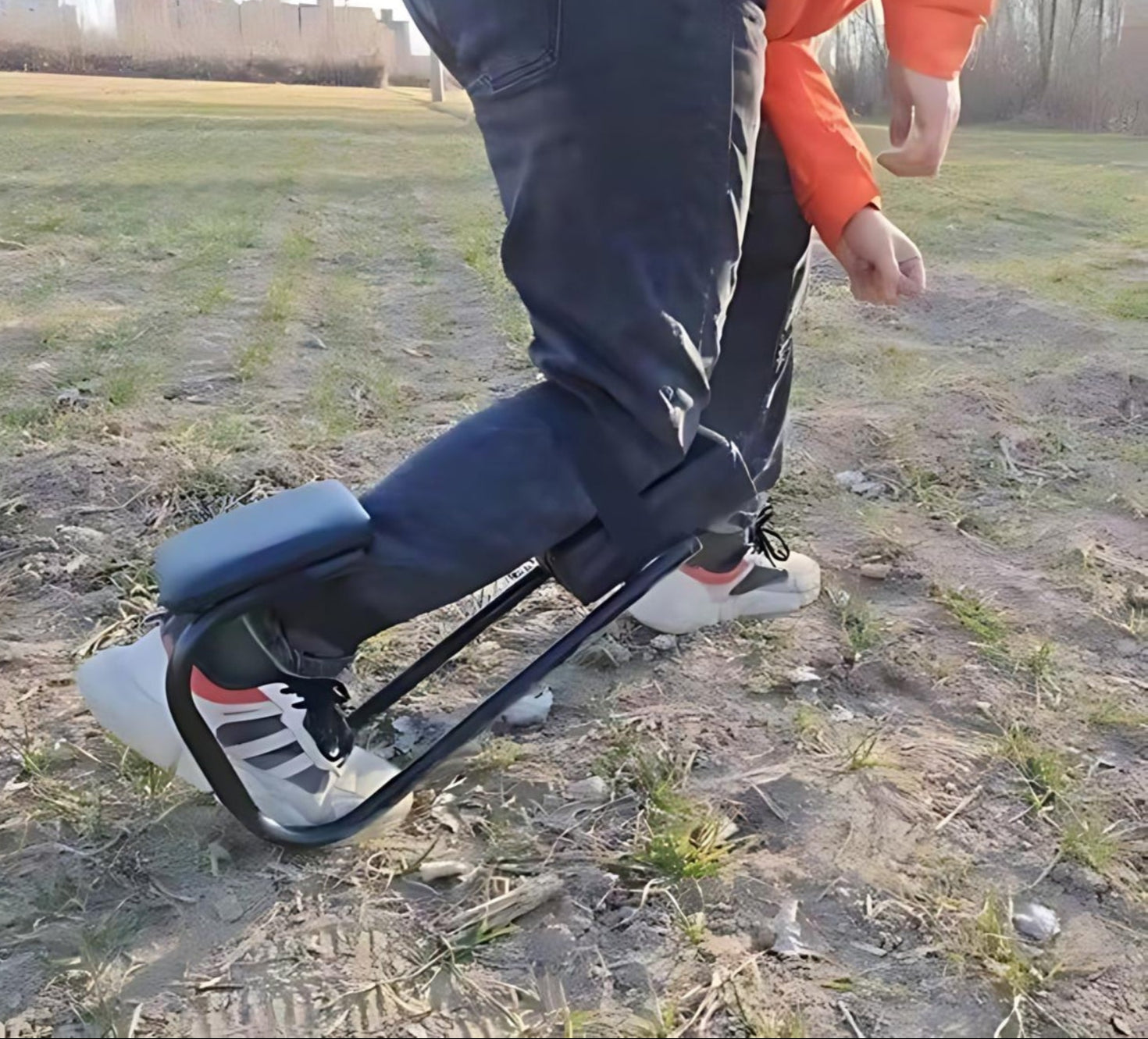 Tragbares Garten-Kniekissen und Hocker | Strap-on Bügel ergonomisch | Leicht | Flexknie