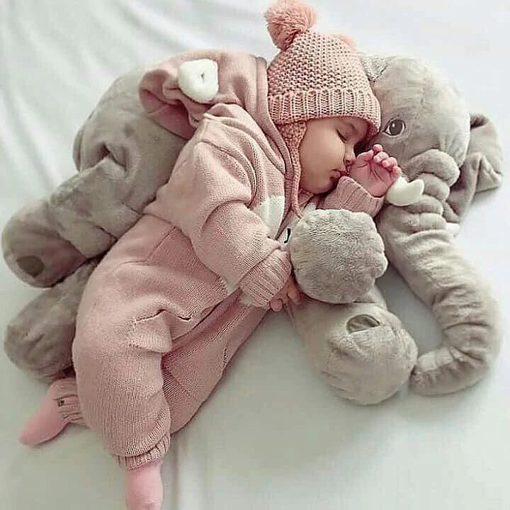 Snuggle Baby polštář | Tvar slona | Pohodlná opora | LittleLuma