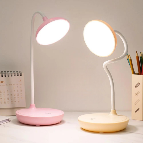 Stolní lampa s USB nabíjením | 3 úrovně jasu | Ohebný krk | Deskray