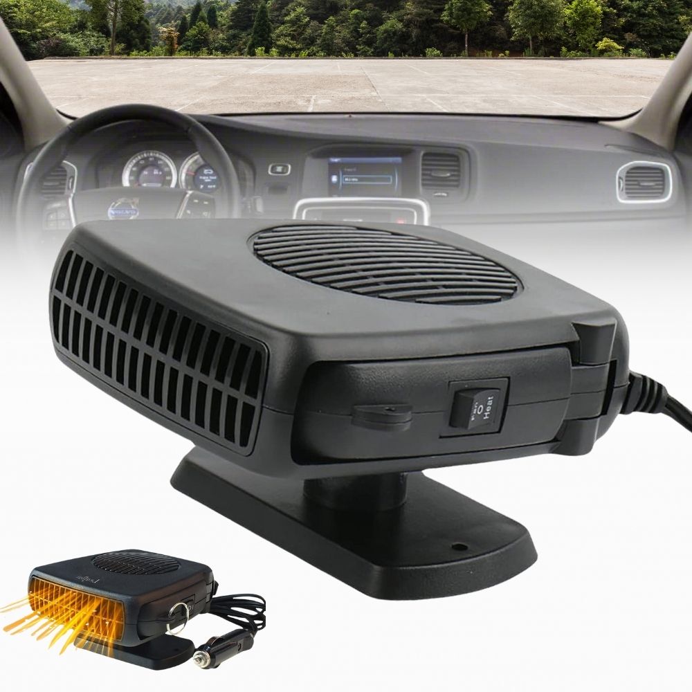 Keramik Auto Heizlüfter 12V | 150-300W Heiz- und Gebläsestufen | Schnelles Enteisen & Heizen für jedes Fahrzeug 1
