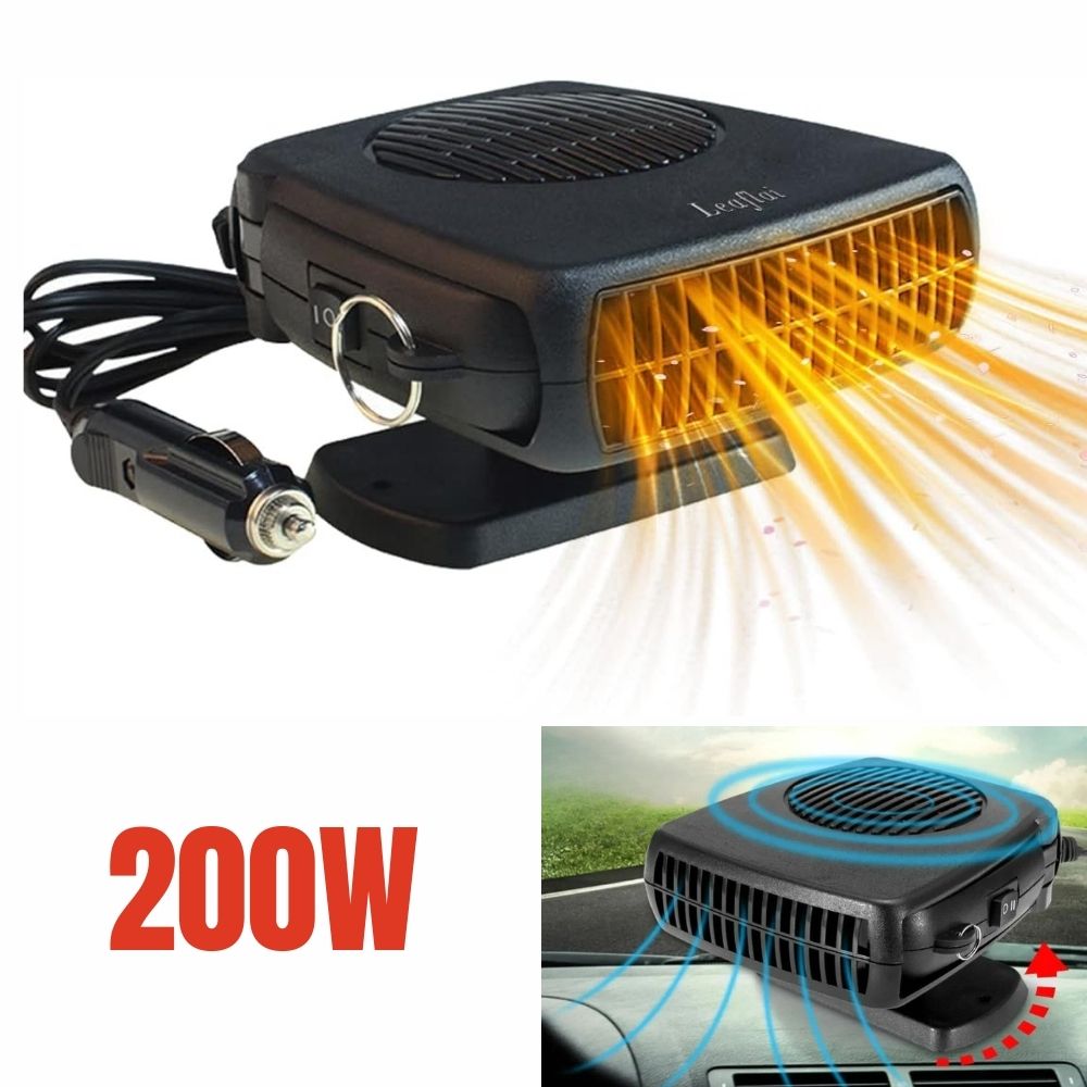 Keramik Auto Heizlüfter 12V | 150-300W Heiz- und Gebläsestufen | Schnelles Enteisen & Heizen für jedes Fahrzeug 3