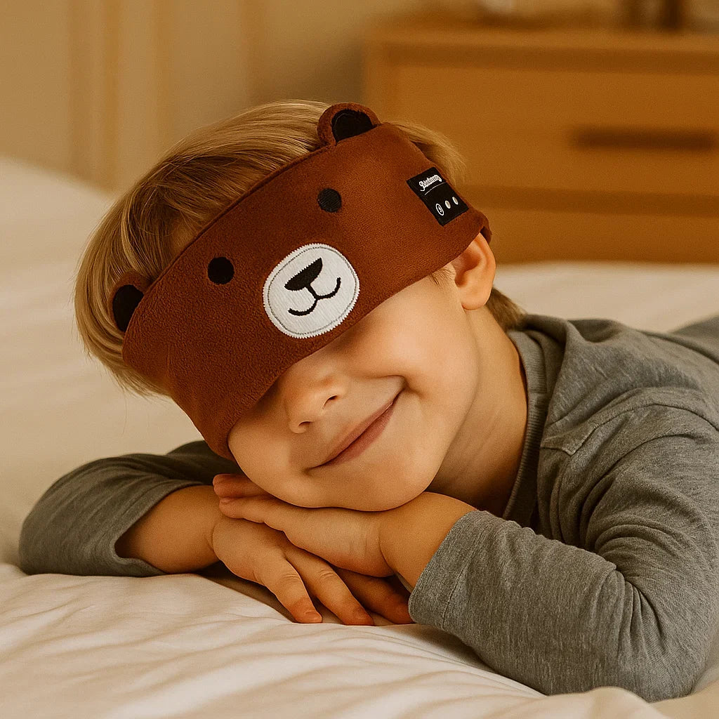 Kopfhörer Schlafmaske Kinder Unisex | Kabelloser Hörgenuss & Erholsamer Schlaf 8
