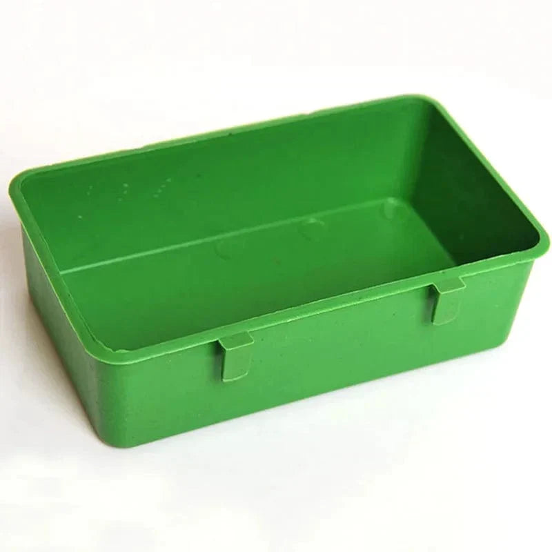 Vogelbadewanne Kunststoff | Zum Aufhängen im Käfig | Futter- und Wasserschale für Papageien, Sittiche und kleine Vögel 3