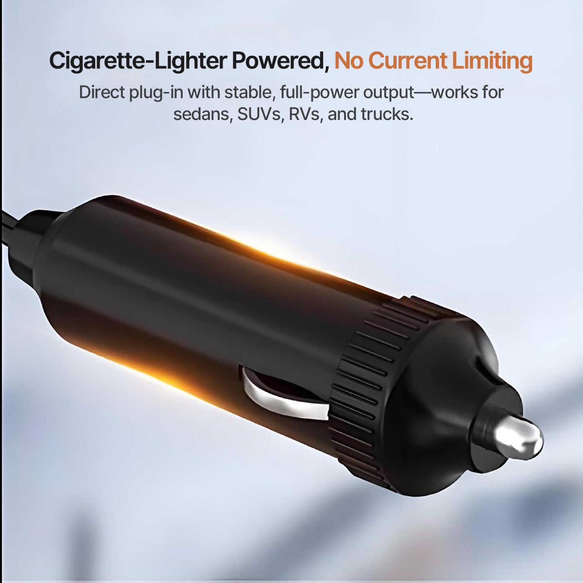 Tragbarer Auto-Heizlüfter 12V/24V | Schnelle Enteisung in 1 Sekunde | 360° drehbar für gezielte Wärmeverteilung 4