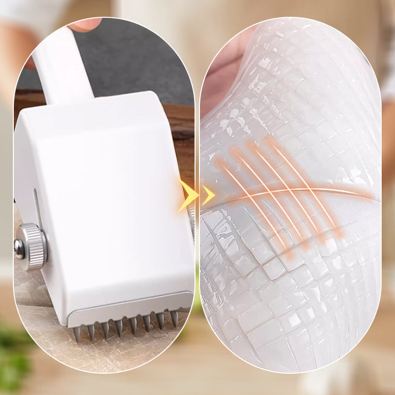 Fleischzartmacher Edelstahl-Klingen | Einstellbare Schnitttiefe bis 0,9 cm | Für zartes, saftiges Fleisch mit weniger Garzeit 5
