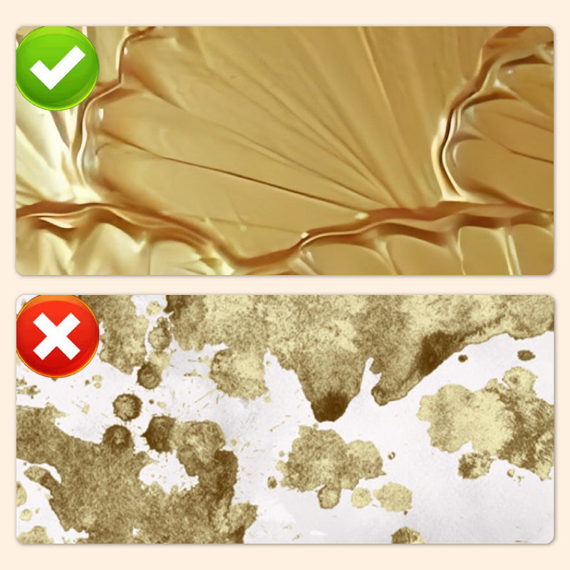Glitrende lyseguld lakmaling | Vandbaseret | Metallisk guldglans | LustreGold