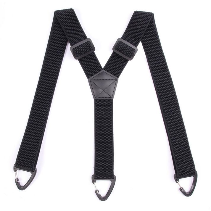 Herre seler med X-formet rygg og krokklips | 3,8 cm brede elastiske bånd | StrapWorks