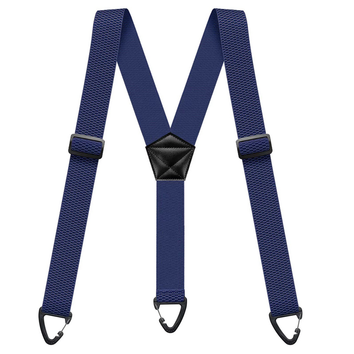 Herre seler med X-formet rygg og krokklips | 3,8 cm brede elastiske bånd | StrapWorks