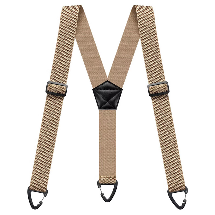 Herre seler med X-formet rygg og krokklips | 3,8 cm brede elastiske bånd | StrapWorks
