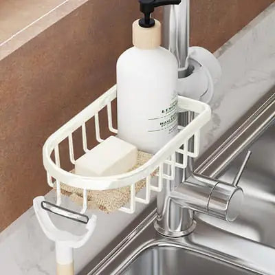Shower Shelf | Clips onto Faucet | Installed Without Drilling | DripRack