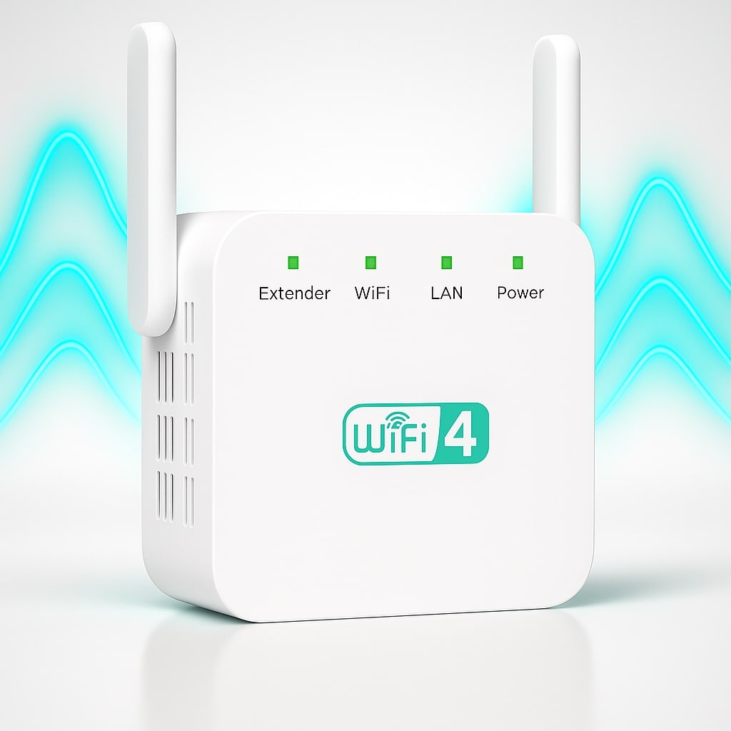 Zesilovač signálu pro Wi-Fi | Zesilovače, routery a přístupové body | Dosah až 50 m | Netboost