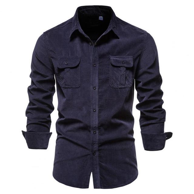 Herren Overshirt | Brusttaschen mit Knopfleiste | Bequemer Alltags Layer | Gustav