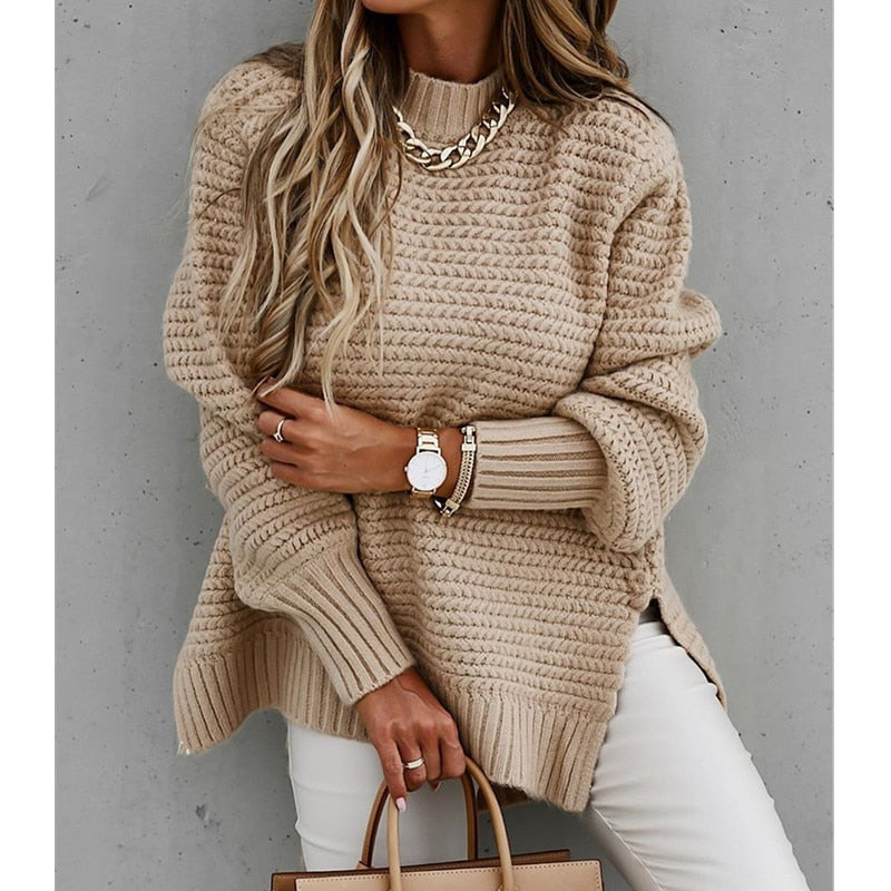 Jasmina™ - Modischer und gemütlicher Strickpullover