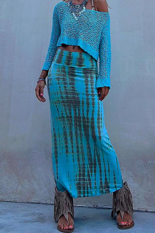 Roxanne™ - Hochtaillierter Batik-Rock