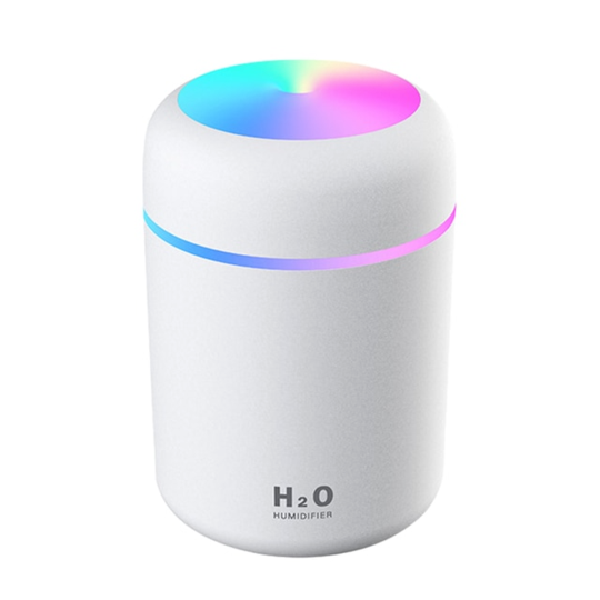 Nano-geatomiseerde luchtbevochtiger diffuser | Koude nevel & LED-verlichting | Compact | Dewdrift