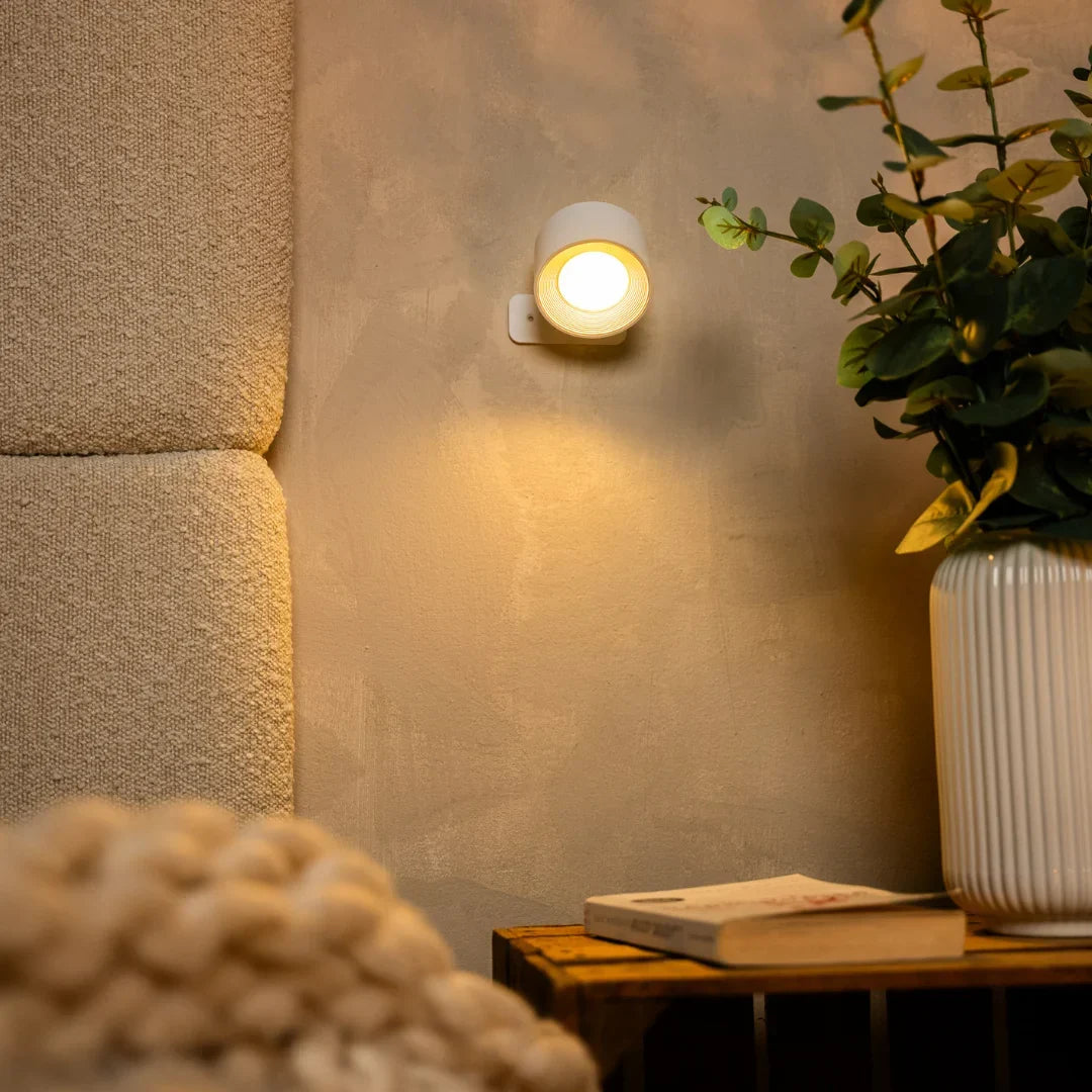 Kabellose Magnetische Wandlampe | 360° drehbarer Lichtkopf mit Fernbedienung | Warmweißes und kaltweißes Licht ohne Verkabelung 7